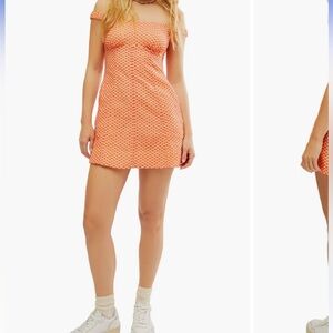 Free people Eyelet Off the Shoulder Minidress
Free People